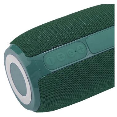 Bluetooth-колонка TG653 с RGB підсвітком , speakerphone, радіо, green (9956) фото №4