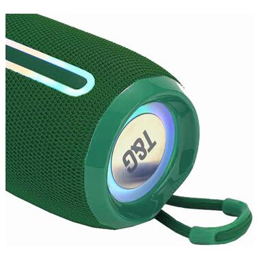 Bluetooth-колонка TG653 с RGB підсвітком , speakerphone, радіо, green (9956) фото №3