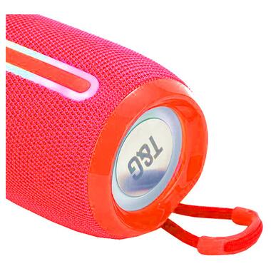 Bluetooth-колонка TG653 с RGB підсвітком , speakerphone, радіо, red (9959) фото №2
