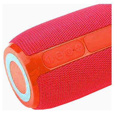 Bluetooth-колонка TG653 с RGB підсвітком , speakerphone, радіо, red (9959) фото №3