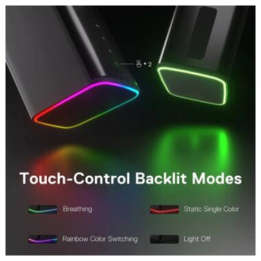 Акустическая система Redragon Connie GS814 RGB Bluetooth Black (71987) фото №9