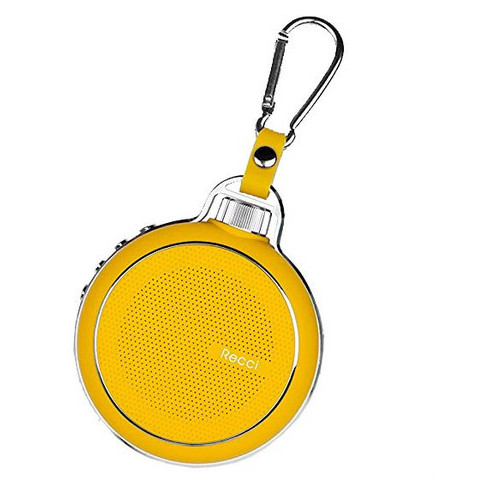Bluetooth акустика Travel жовтий Recci RBS-D1 фото №1