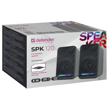 Акустична система 2.0 Defender SPK 120 6 Вт, LED підсвітка, USB (65119) фото №7