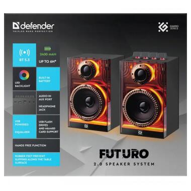 Акустическая система Defender Futuro LED Bluetooth Black (65087) фото №7