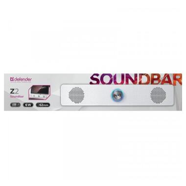 Акустическая система Defender Soundbar Z2 White (65192) фото №6
