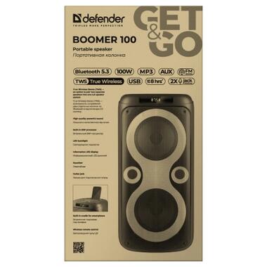 Акустическая система Defender Boomer 100 Black (65099) фото №10