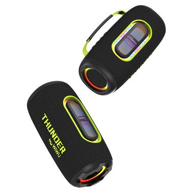 Портативная колонка WIWU 40W Thunder Wireless Speaker H7 Black (6976975615805) фото №7