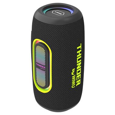 Портативная колонка WIWU 40W Thunder Wireless Speaker H7 Black (6976975615805) фото №3
