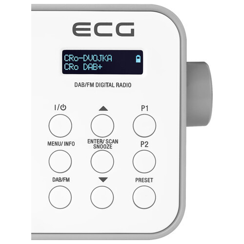 Радіоприймач ECG RD-110-DAB-White 16х5.6х9.6 см фото №5