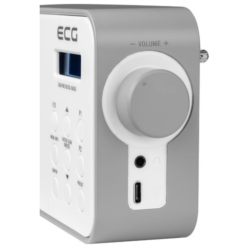 Радіоприймач ECG RD-110-DAB-White 16х5.6х9.6 см фото №7