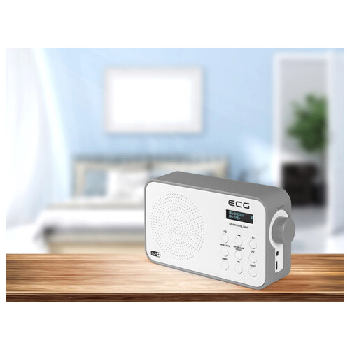Радіоприймач ECG RD-110-DAB-White 16х5.6х9.6 см фото №8