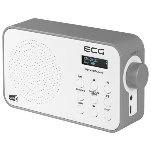 Радіоприймач ECG RD-110-DAB-White 16х5.6х9.6 см фото №1