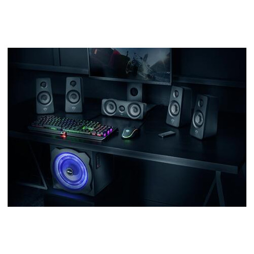 Акустична система Trust 5.1 GXT 658 Tytan Surround Speaker System BLACK фото №12