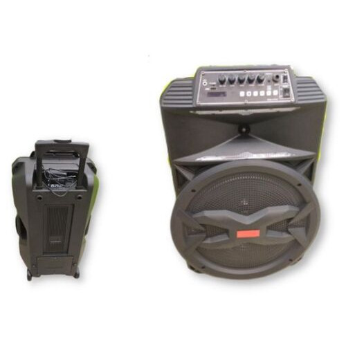Акумуляторна акустична система XPRO ZXX-8887 колонка валіза 80Вт USB, SD, FM радіо, Bluetooth, мікрофон, ДУ чорна (ZXX-8887) фото №1