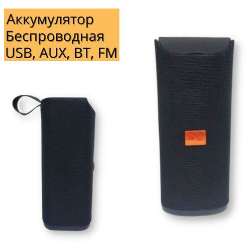 Портативна колонка XPRO E-133 5W USB, AUX, FM, Bluetooth чорна (E-133) фото №2