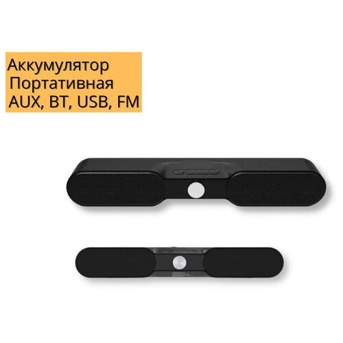 Портативна колонка XPRO NR-4017 10Вт USB, SD, FM радіо, Bluetooth чорна (LP-88774) фото №2