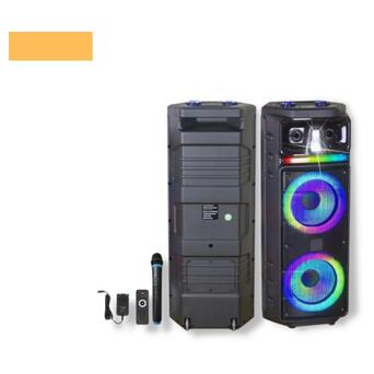 Портативна колонка валіза XPRO M2102 40Вт, USB, SD, FM радіо, Bluetooth, 1 мікрофон, ДК (41195-M2102) фото №1
