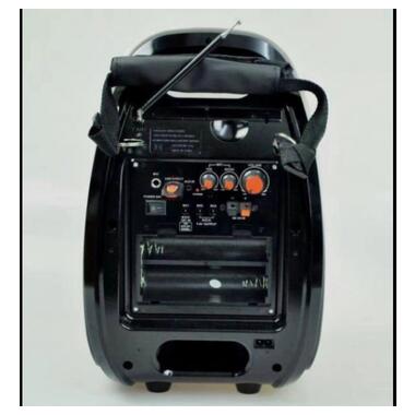 Портативная колонка чемодан XPRO RX 810BT 40Вт, USB, SD, FM радио, Bluetooth, 1 микрофон, ДУ черная (RX810BT_1621) фото №3
