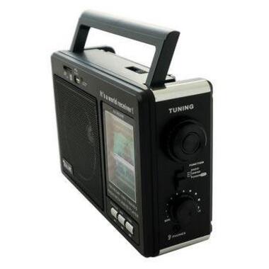 Портативна колонка радіоприймач аналоговий XPRO RX-99UAR USB, FM радіо, чорний (lp-74603_682) фото №4