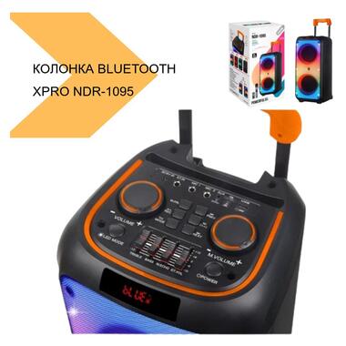 
Вулична Bluetooth-Колонка на коліщатках 8 дюймів 6000Вт NDR-1095 XPRO чорний (41191-NDR-1095_4345) фото №2
