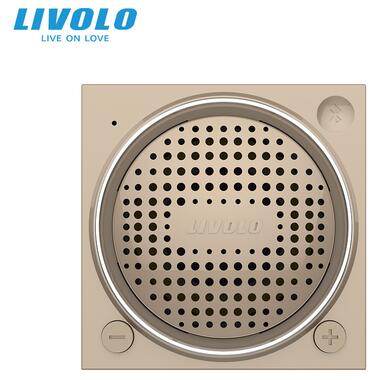 Bluetooth 5.0 колонка Livolo золото (VL-FCF-2AP) фото №3