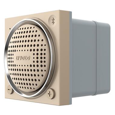 Bluetooth 5.0 колонка Livolo золото (VL-FCF-2AP) фото №1