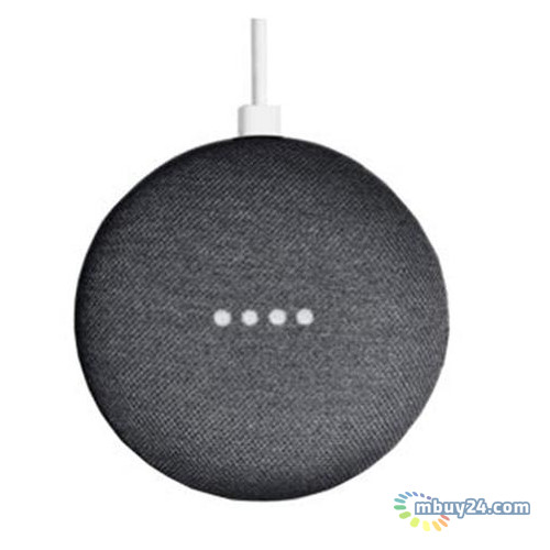 Портативна акустика Google Home Mini Charcoal фото №1