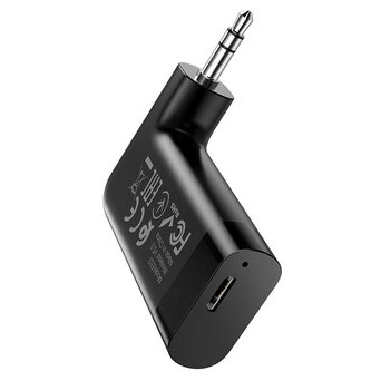 Беспроводной приемник Hoco E53 Dawn sound AUX BT5.0/145mAh Black фото №6