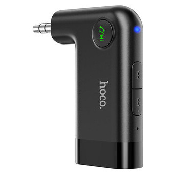 Беспроводной приемник Hoco E53 Dawn sound AUX BT5.0/145mAh Black фото №2