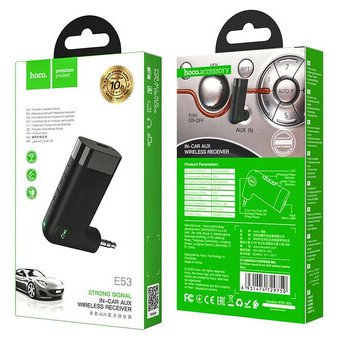 Беспроводной приемник Hoco E53 Dawn sound AUX BT5.0/145mAh Black фото №8