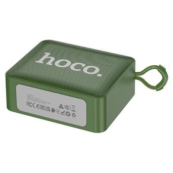 Bluetooth Колонка Hoco BS51 Gold brick sports Army Green фото №2