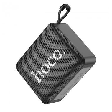 Bluetooth Колонка Hoco BS51 Gold brick sports Black фото №4
