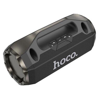 Bluetooth колонка Hoco HA3 з мікрофоном Black фото №4