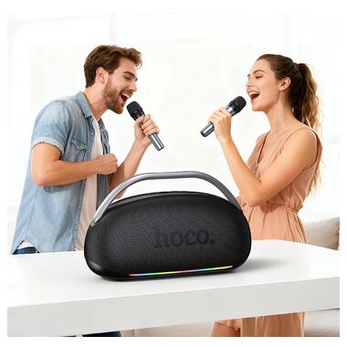 Портативная колонка HOCO HT2 Melody portable BT speaker Black (6942007672153) фото №9