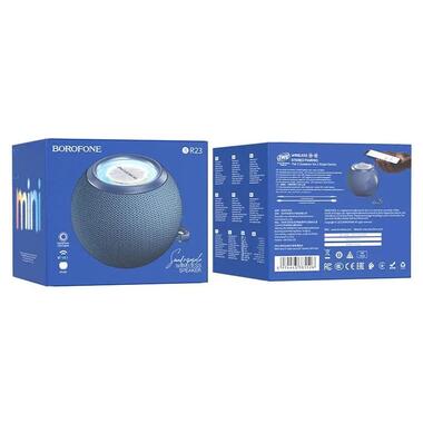 Bluetooth Колонка Borofone BR23 Sound ripple sports Dark blue фото №4