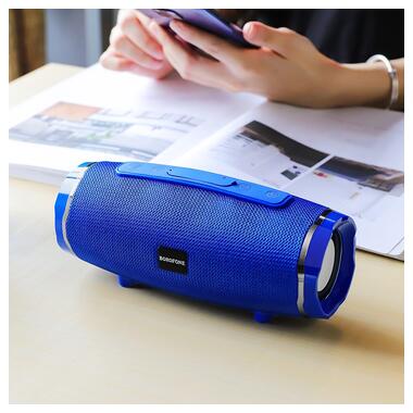 Портативная колонка BOROFONE BR3 Rich sound sports wireless speaker Blue (6931474715593) фото №2