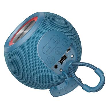 Портативная колонка BOROFONE BR23 Sound ripple sports BT speaker Dark Blue (6974443385526) фото №2