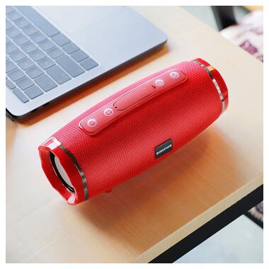 Портативная колонка BOROFONE BR3 Rich sound sports wireless speaker Red (6931474715586) фото №2