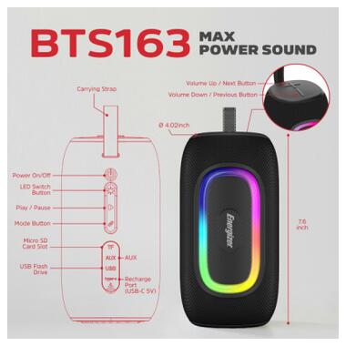 Акустическая система Energizer BTS163 Black (BTS163) фото №11