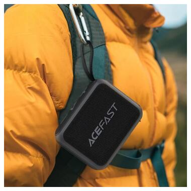 Портативная колонка ACEFAST K4 Go portable wireless speaker 5W IPX7 Black (6974316285113) фото №8