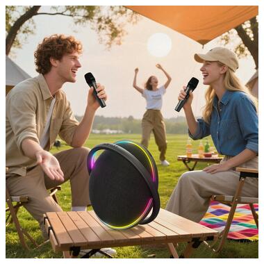 Портативная колонка ACEFAST K5 Max portable wireless speaker Black (6974316285670) фото №8