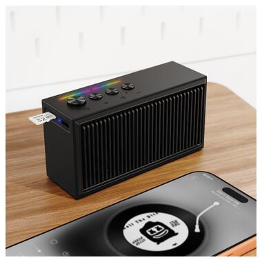Портативная колонка ACEFAST K9 Go portable wireless speaker Black (6974316286301) фото №7