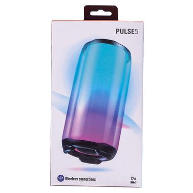 Колонка Bluetooth портативна акумуляторна бездротова Pulse 5 з підсвічуванням та USB 8 Вт (PULSE5B) фото №6