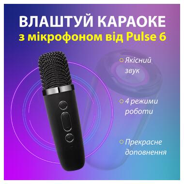 Колонка bluetooth портативна бездротова Pulse 6 із мікрофоном 10 Вт водонепроникна з аккумулятором (PULSE6B) фото №5