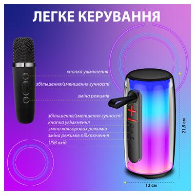 Колонка bluetooth портативна бездротова Pulse 6 із мікрофоном 10 Вт водонепроникна з аккумулятором (PULSE6B) фото №3