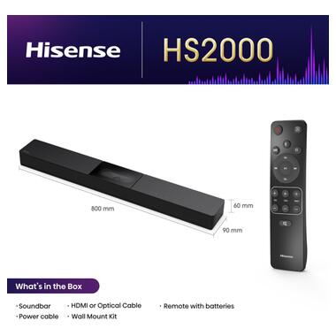 Акустична система HISENSE HS2000 фото №3