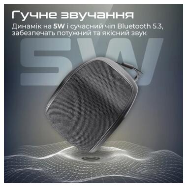 Акустическая система Promate Mood 5W Black (mood.black) фото №2