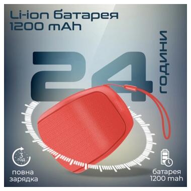 Акустическая система Promate Mood 5W Red (mood.red) фото №3