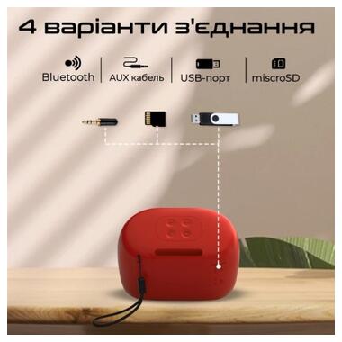 Акустическая система Promate Mood 5W Red (mood.red) фото №4