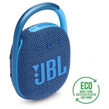 Акустика JBL Clip 4 Eco Blue (JBLCLIP4ECOBLU) фото №2